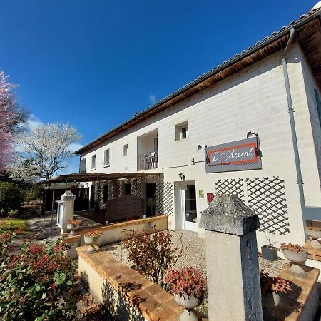 L'Accent - Hotel 2 Etoiles Et Restaurant - Logis Hotels Astaffort Luaran gambar
