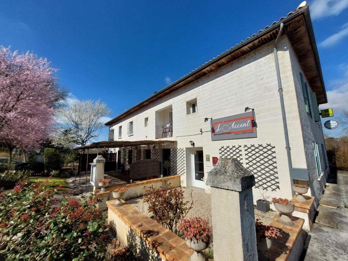 L'Accent - Hotel 2 Etoiles Et Restaurant - Logis Hotels Astaffort Luaran gambar